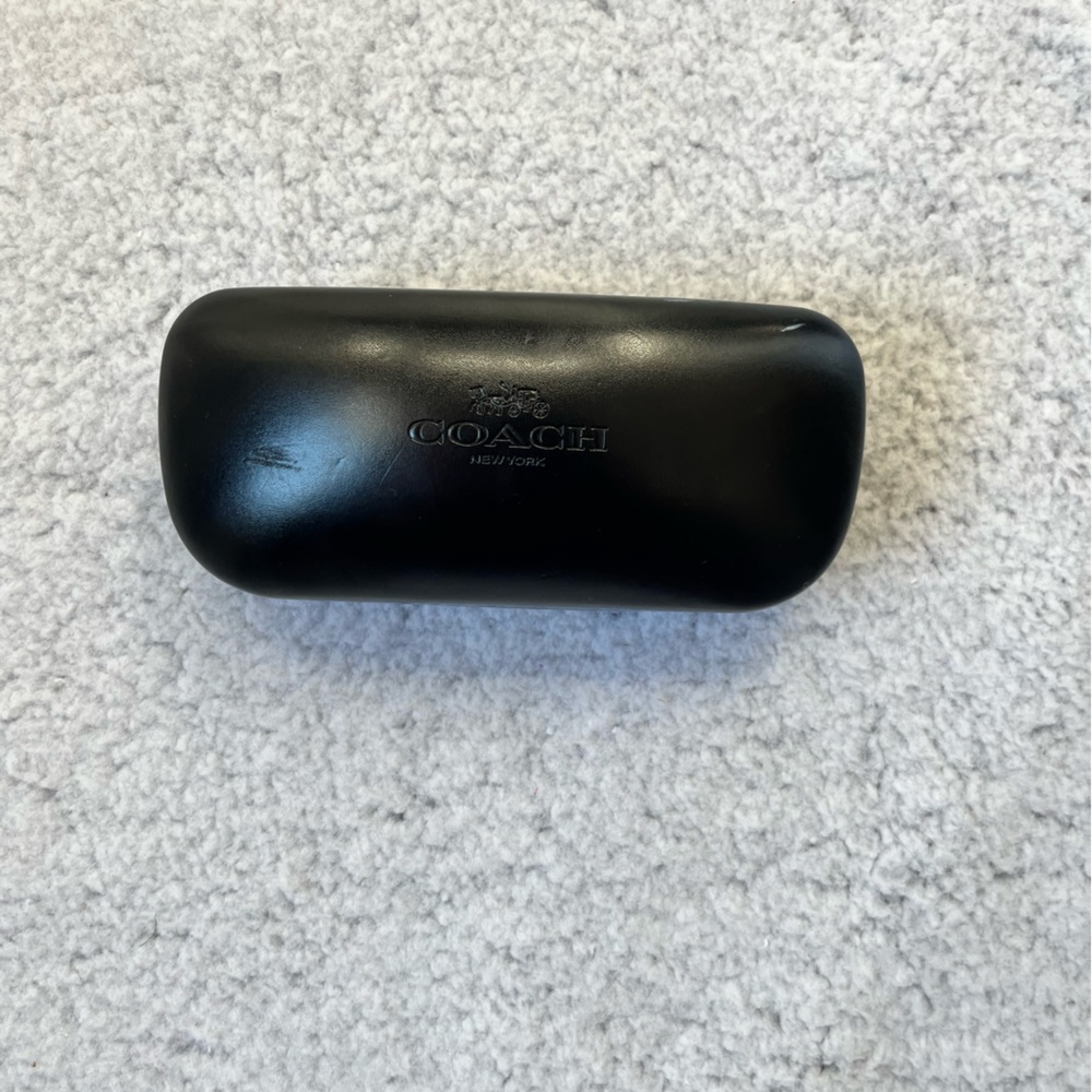 COACH Black Clam Shell Glasses or Sunglasses Case - Picture 8 of 11